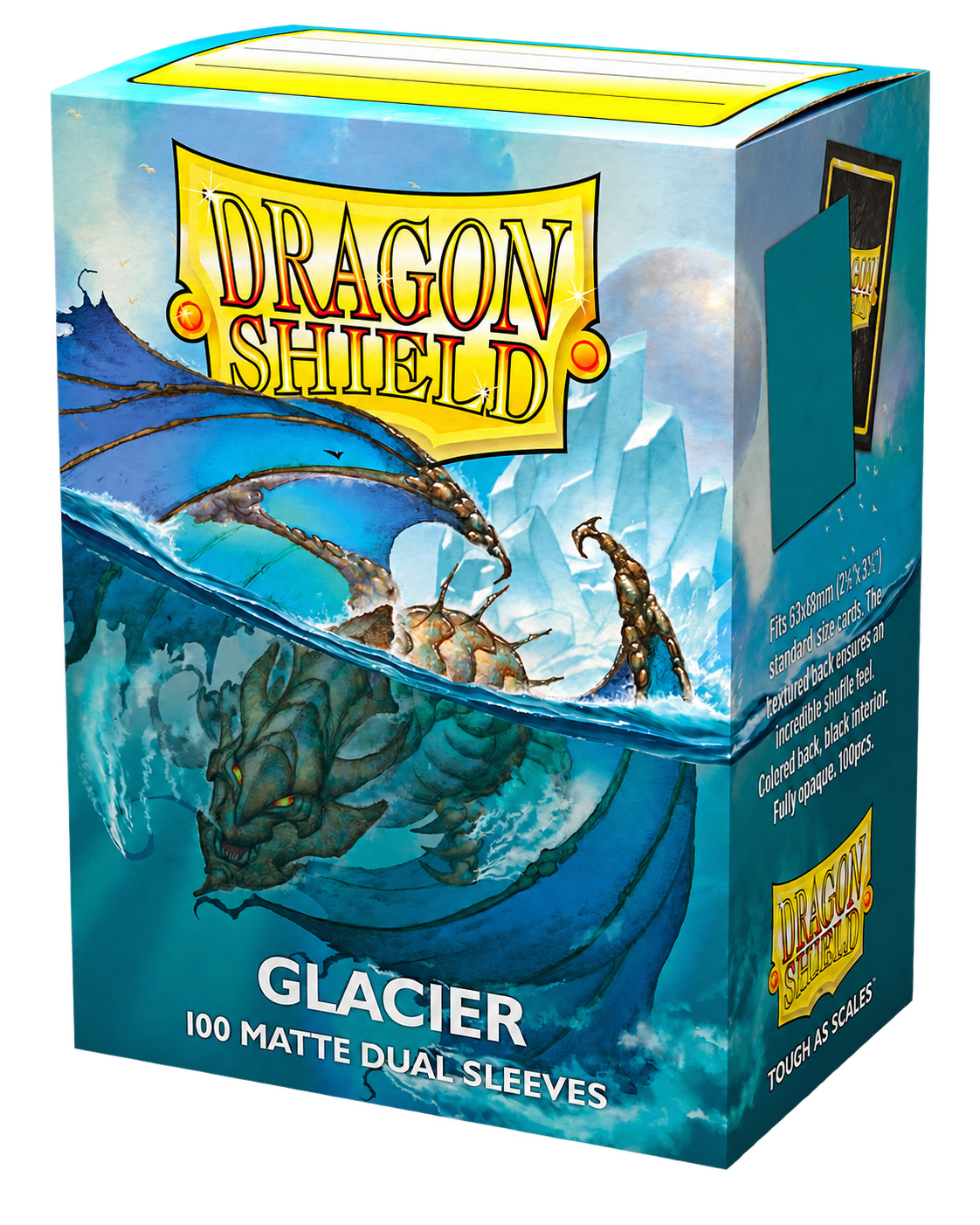 DS - Standard Dual Sleeves: Glacier [Matte] (100 Sleeves)