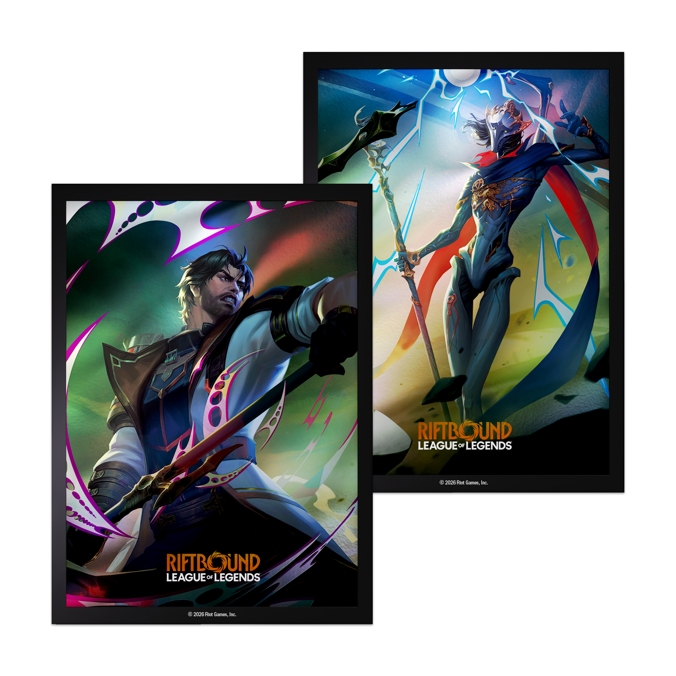 Riftbound Vendetta Art Sleeves: Jayce vs Viktor