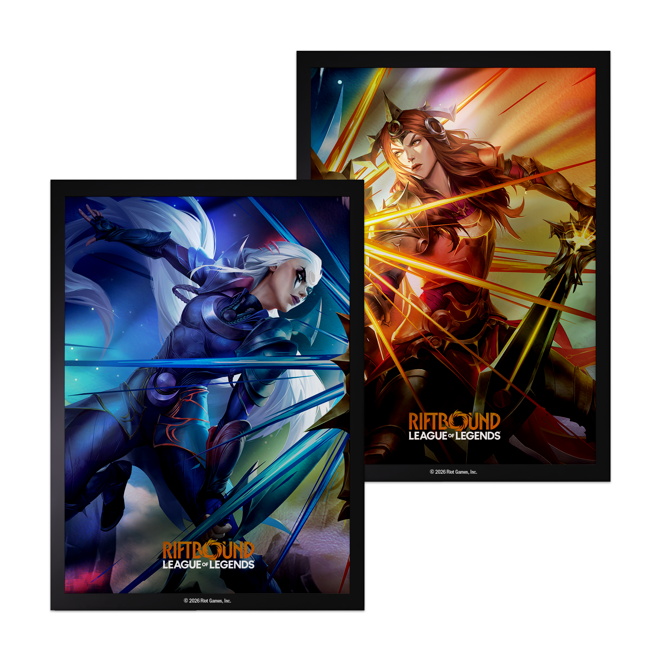 Riftbound Vendetta Art Sleeves: Diana vs Leona